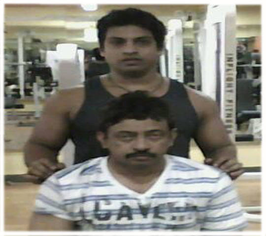 Javed with Ram Gopal Verma